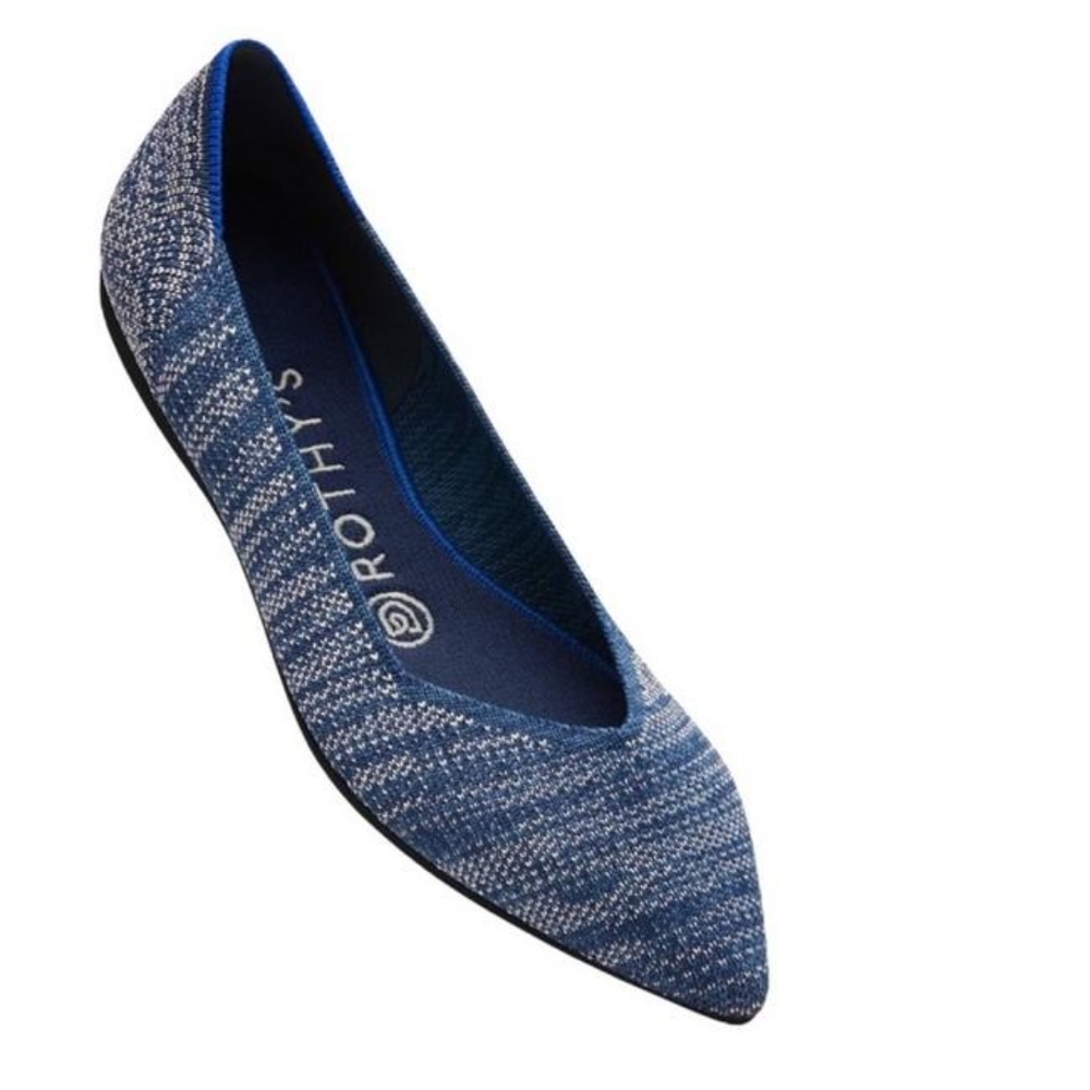 EUC Indigo Heather Rothy's Point. Size 10.5. RETIRED, HARD TO FIND.